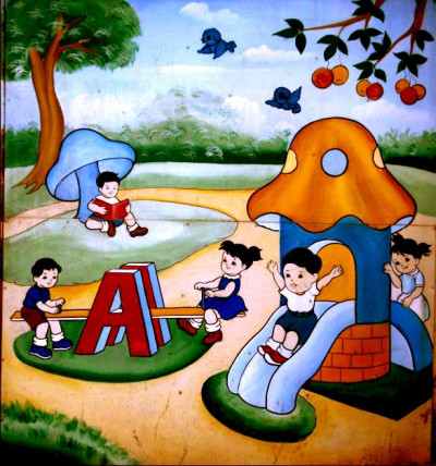 Tranh truong MN