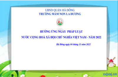 HƯỞNG ỨNG NGÀY PHÁP LUẬT VIỆT NAM