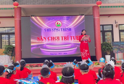 CHƯƠNG TRÌNH “SÂN CHƠI TRÍ TUỆ” DÀNH CHO TRẺ 5 TUỔI TRƯỜNG MẦM NON LA DƯƠNG