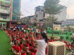 Hình ảnh: Hoạt động "Bé vui sáng tạo" chào mừng ngày PNVN 20/10